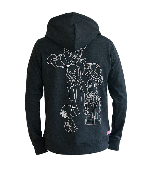 Graphite Hoodie – High Density Ink & Artwork