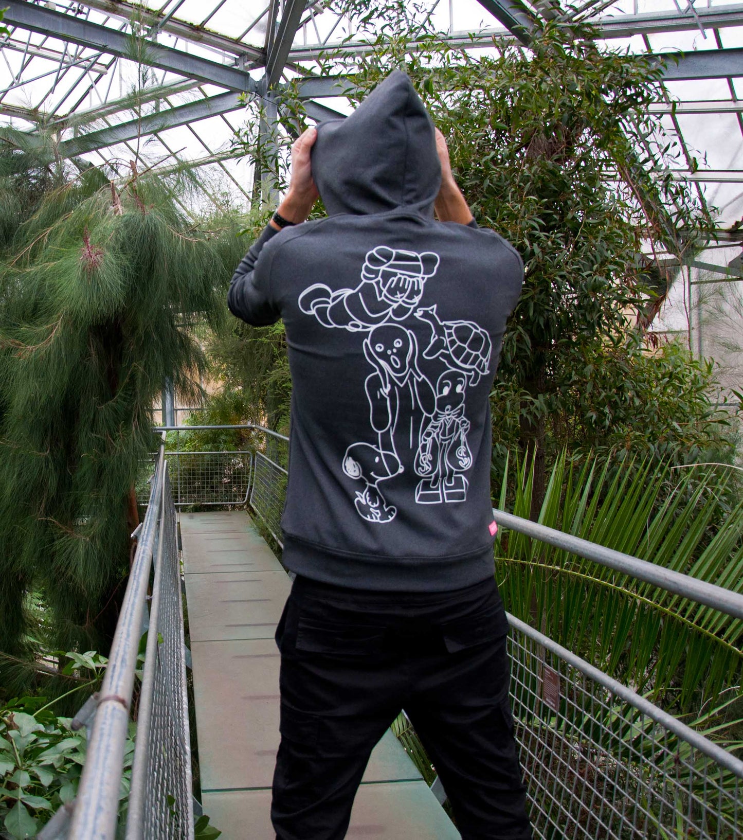 Graphite Hoodie – High Density Ink & Artwork